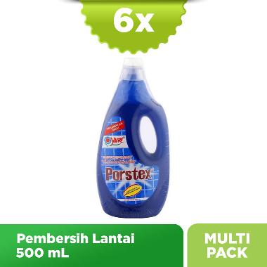 Yuri Porstex Pembersih Porselen & Keramik - Blue [500 mL] isi 6 Pcs