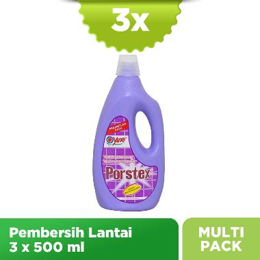Yuri Porstex Pembersih Porselen & Keramik - Ungu [500 mL] isi 3 Pcs