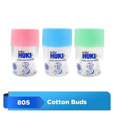 Huki Standard POT Cotton Buds (Isi 80) - CI0091