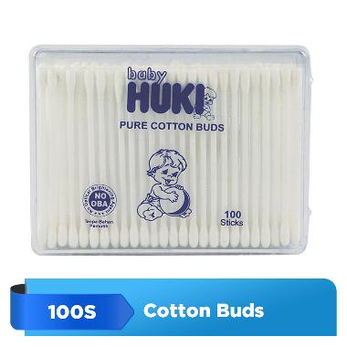 Huki Cotton Bud Box Standard (Isi 100)