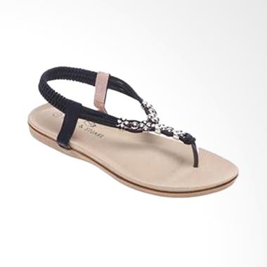 Marc & Stuart F6-MSHK-KO-3 Black Sepatu Sandal Wanita