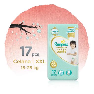 Promo Harga Pampers Premium Care Active Baby Pants XXL17 17 pcs - Blibli