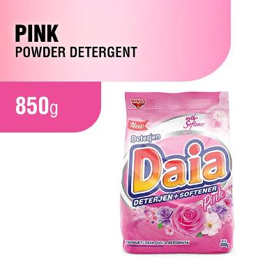 Promo Harga Daia Deterjen Bubuk + Softener Pink 850 gr - Blibli