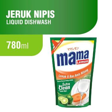 Promo Harga Mama Lemon Cairan Pencuci Piring Jeruk Nipis 780 ml - Blibli