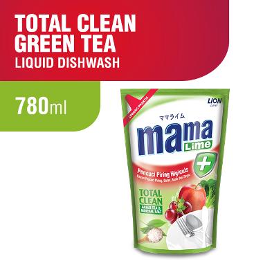 Mama Lemon Ekstrak Green Tea Pouch [800 ml]