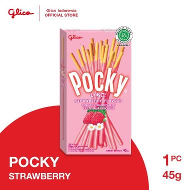 Promo Harga Glico Pocky Stick Strawberry Flavour 45 gr - Blibli