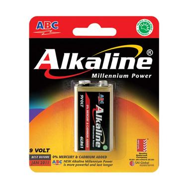 ABC Alkaline LR61 Baterai [9 Volt/2 Pcs]