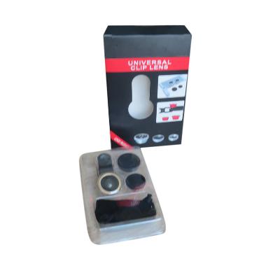 Fisheye Clip Lensa 3 in 1 Universal Lens Clip