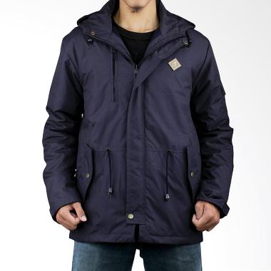 Adamsbell Parka Hoodie Distro Bandung Jaket Pria - Biru Navy