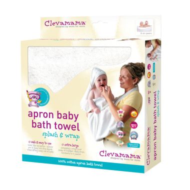 Cleva Mama Splash N Wrap White Handuk                                                                                           