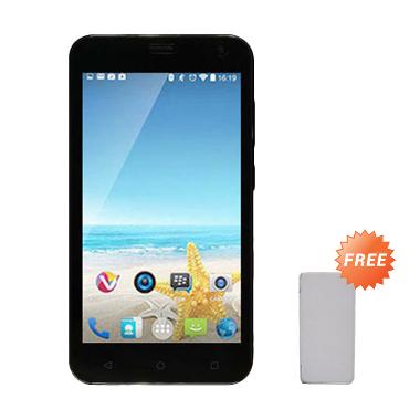 Advan S50D Smartphone + Free flip cover silver