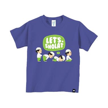 Afrakids AF106 Lets Sholat Kaos Muslim Anak - Blue Electric New