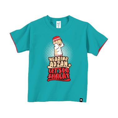 Afrakids AF116 Hearing Adzan Kaos Muslim Anak - Biru