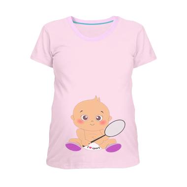 Aidan Badminton Kaos Hamil - Putih