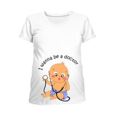 Aidan Doctor Baju Ibu Hamil - Putih