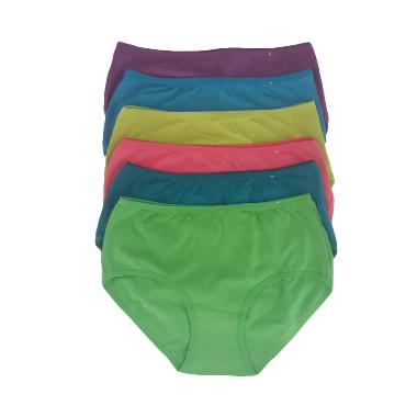 Aily CD 938 Celana Dalam Wanita - Multicolour [6 pcs] M Multicolor