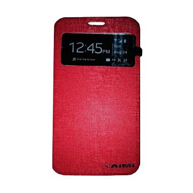 Aimi Flipcover Casing for Oppo Joy 3 A11W - Merah