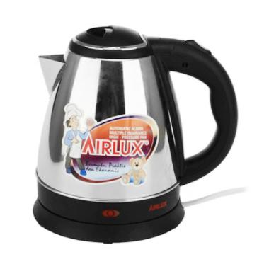 Airlux Silver Black Kettle Listrik