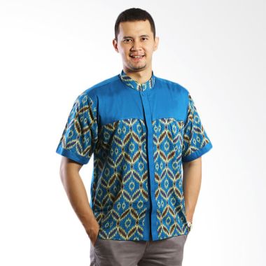 Aitana BTK-KS-154077-SS Biru Tua Koko Batik