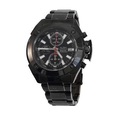 Alba 160218 Chronograph Jam Tangan Pria - Hitam