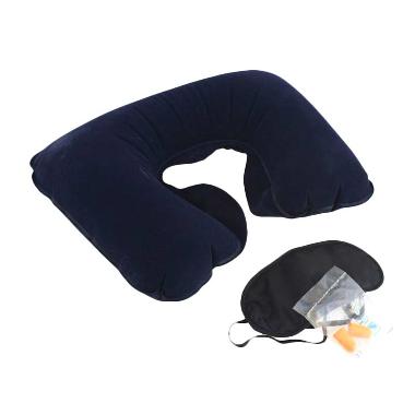 1 SET Bantal Leher Travel Pillow ...