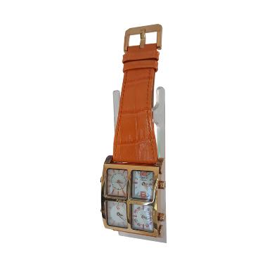 Alexandre Christie 141263 Analog Ta ... ose Gold Kombinasi Oranye