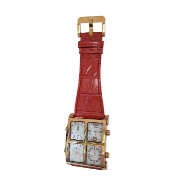 Alexandre Christie 141268 Analog Ta ... Rose Gold Kombinasi Merah