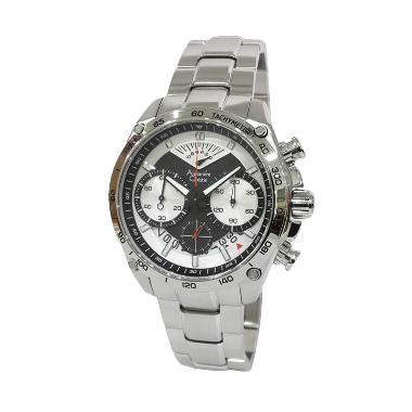 Alexandre Christie 1430066 Chronogr ... Pria - Silver Hitam Merah