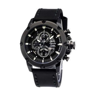 Alexandre Christie 6416 Jam Tangan Pria - Hitam