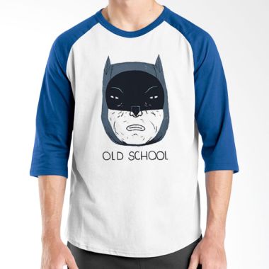 Ordinal Raglan Old School 01 Biru P ...