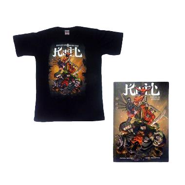 Amity Asia Koil Paket Dragonian Warriors (Komik + Kaos) Merchandise