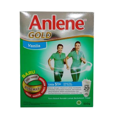 Anlene Gold Vanila Susu Dewasa [600 g] - 9415007026341