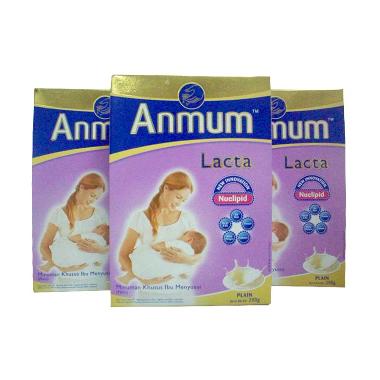 Jual Anmum Lacta Plain Susu Ibu Menyusui [3 box/200 g