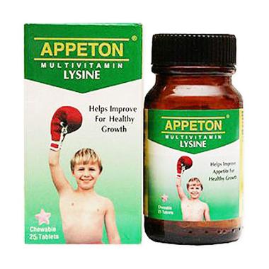 jual appeton lysine multivitamin 25 tablet jual appeton lysine multivitamin 25 tablet