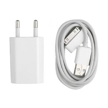 Apple Original Charger Head and Cab ... for iPhone 4G/4S - Putih