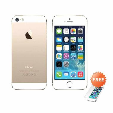 Apple iPhone 5S 16 GB Smartphone - Gold + Free Tempered Glass