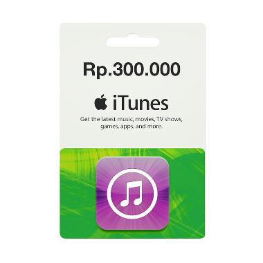 iTunes Gift Card Region Indonesia Rp.300.000