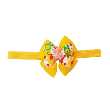 Arabellabowtique Safary Baby Headband Bandana Untuk Bayi - Yellow