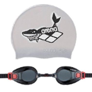 Arena Swim Goggles + Cap Junior SMK ...