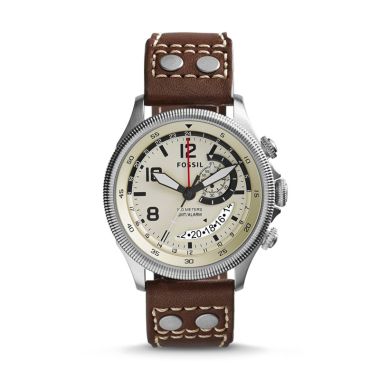 Fossil Recruiter GMT Alarm FS5043 Jam Tangan Pria