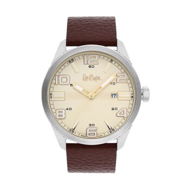 Lee Cooper Cardiff LC-36G-E Silver Jam Tangan Pria
