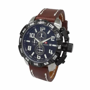 Swiss Army HCC81715MLTBBASLBO - Jam Tangan Pria (Sport Watch) (Silver)