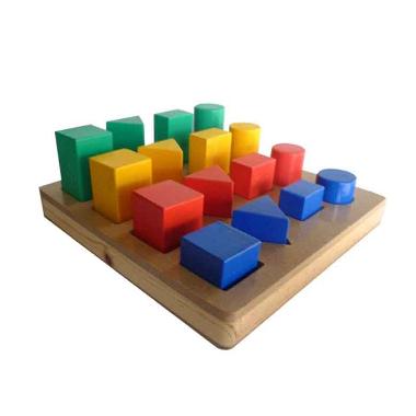 Atham Toys Geo Bangun Bertingkat Mainan Kayu ...