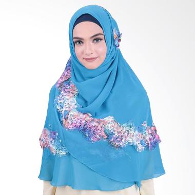 Atteenahijab Khimar Athalia Kerudung - Biru Turkis