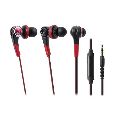 Audio Technica ATH-CKS770iS RD EX Headset - Red
