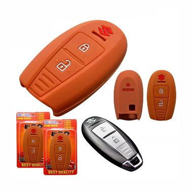 Autorace Suzuki New Ertiga Cover Key Silikon - Brown