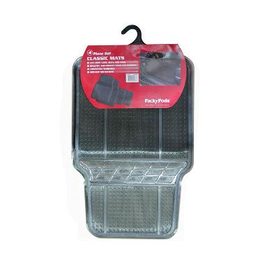 Avatar 2 Baris Tipis Sambung Karpet Mobil - Smoke Black Transparan