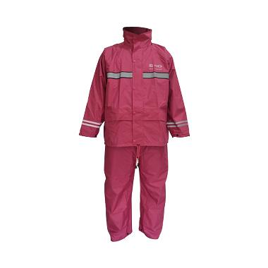 Axio Europe Set Jas Hujan - Merah Maroon