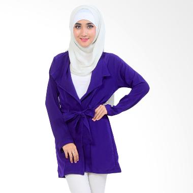 Ayako Fashion Monza Cardigan Long Sleeve - Biru