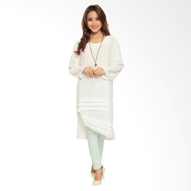 Ayako Fashion Tunic Zio 645 Midi Dress - White